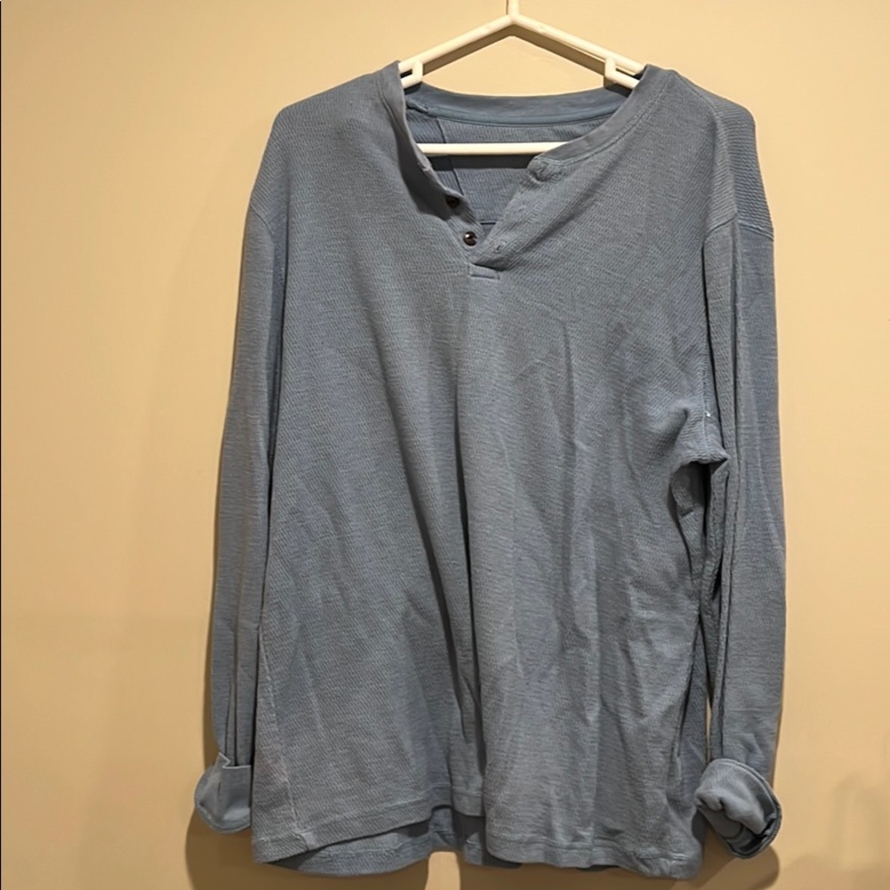 Blue Henley shirt